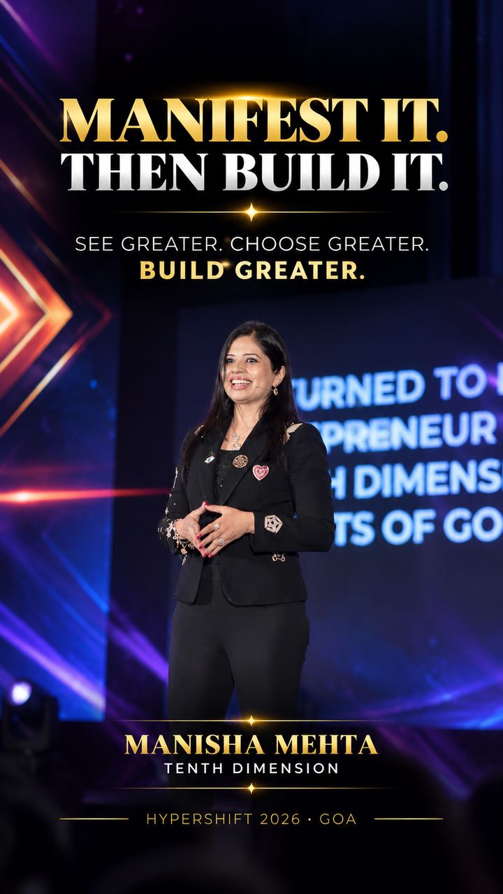HyperShift Goa 2026: Manisha Mehta on stage