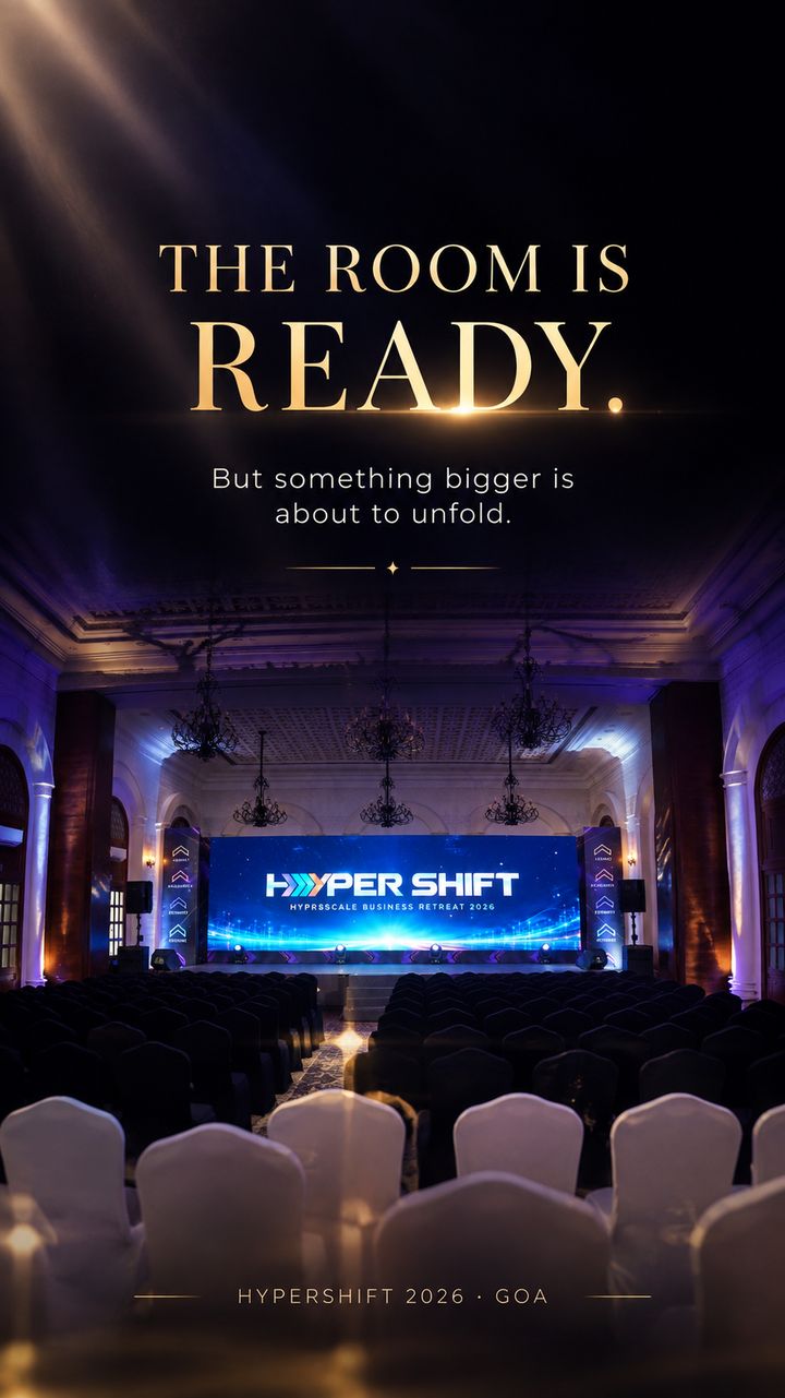 HyperShift Goa 2026: The room is ready