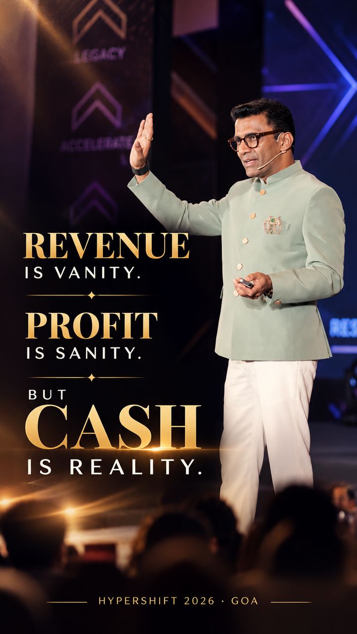 HyperShift Goa 2026: Revenue is vanity, profit is sanity, cash is reality