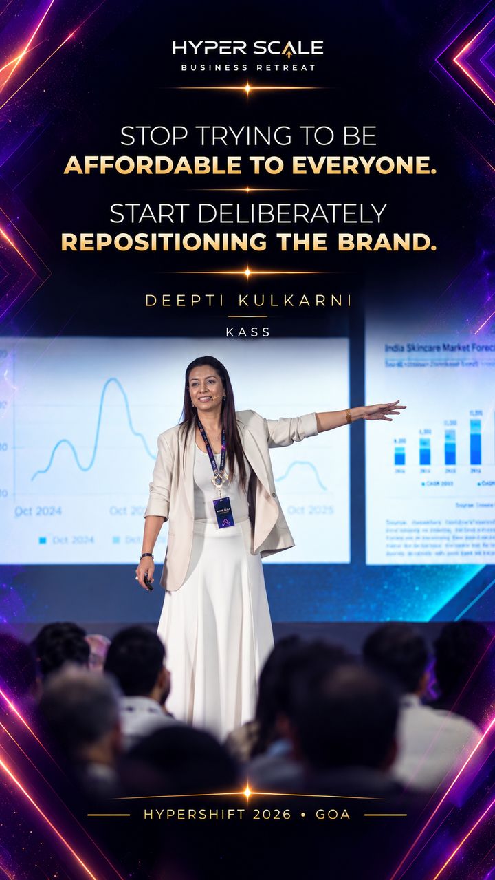HyperShift Goa 2026: Deepti Kulkarni on stage